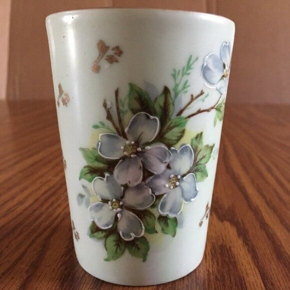 Vintage Andrea Collection by Sadek Cup Saucer Hand painted Dogwood Floral Japan - Picture 4 of 12